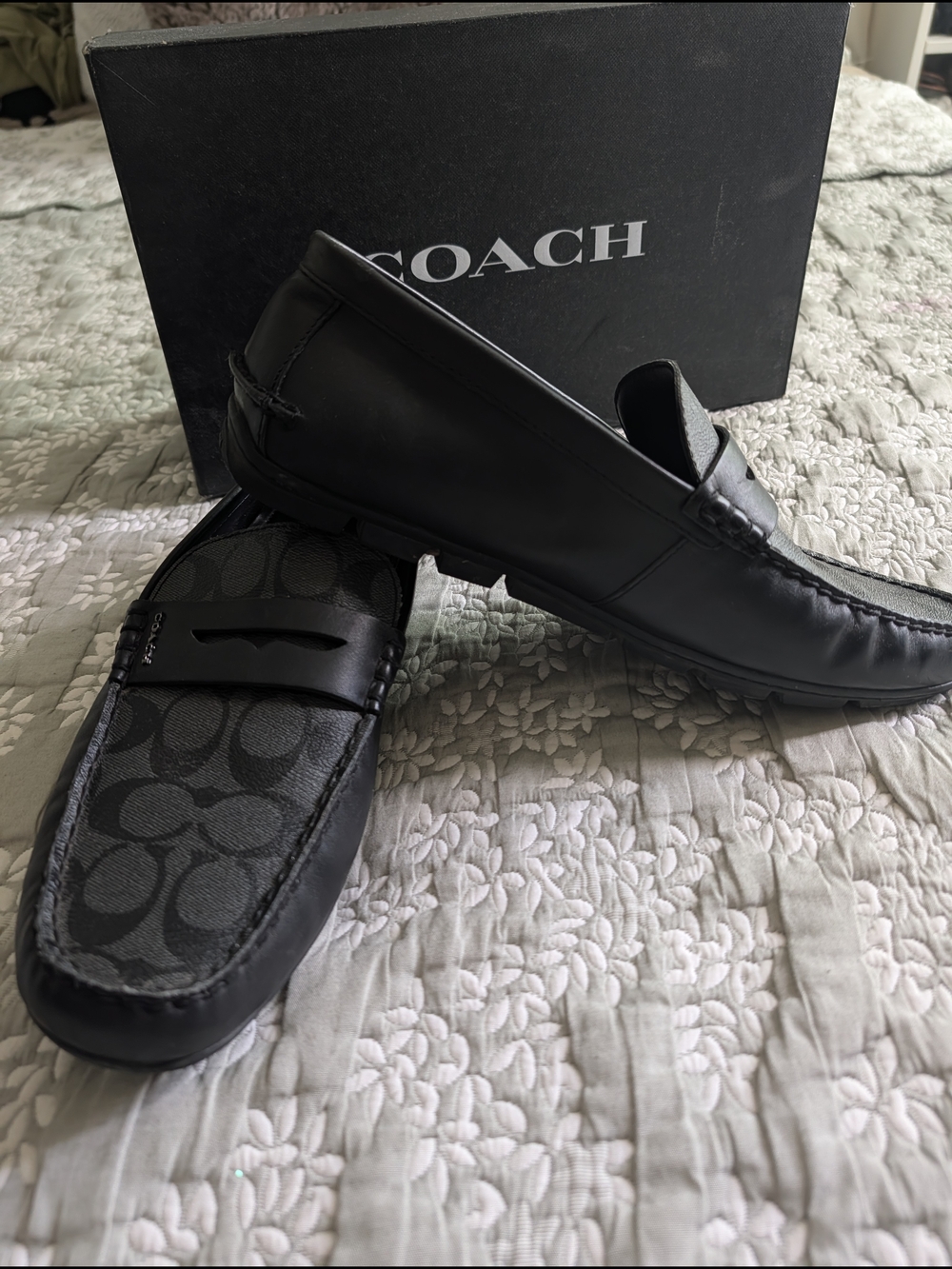 ORIGINAL Coach Men’s Black Mott Driver Sig   style FG2983 - Picture 4 of 14